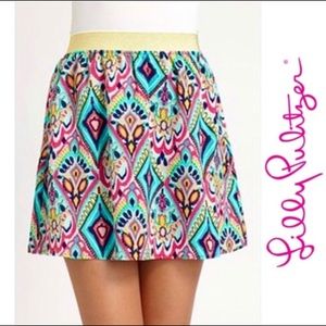 Lilly Pulitzer Coy Skirt in Crown Jewels Print XS